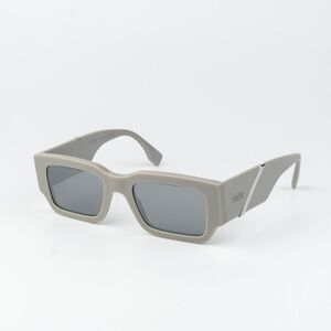 Fendi DIAGONAL Women Sunglasses Rectangle Grey FE40131I 20C NEW AUTHENTIC